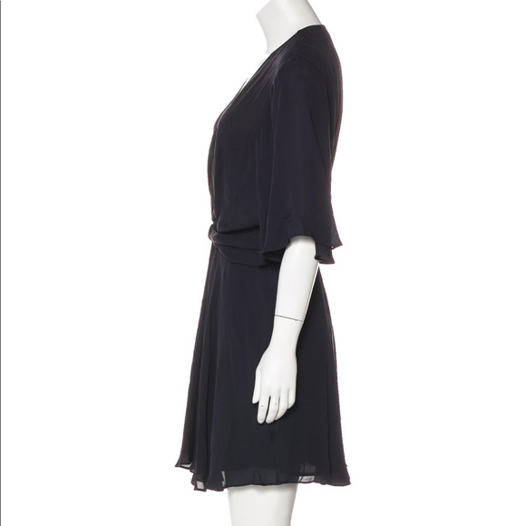 Navy ALC silk dress - Picture 2 of 3